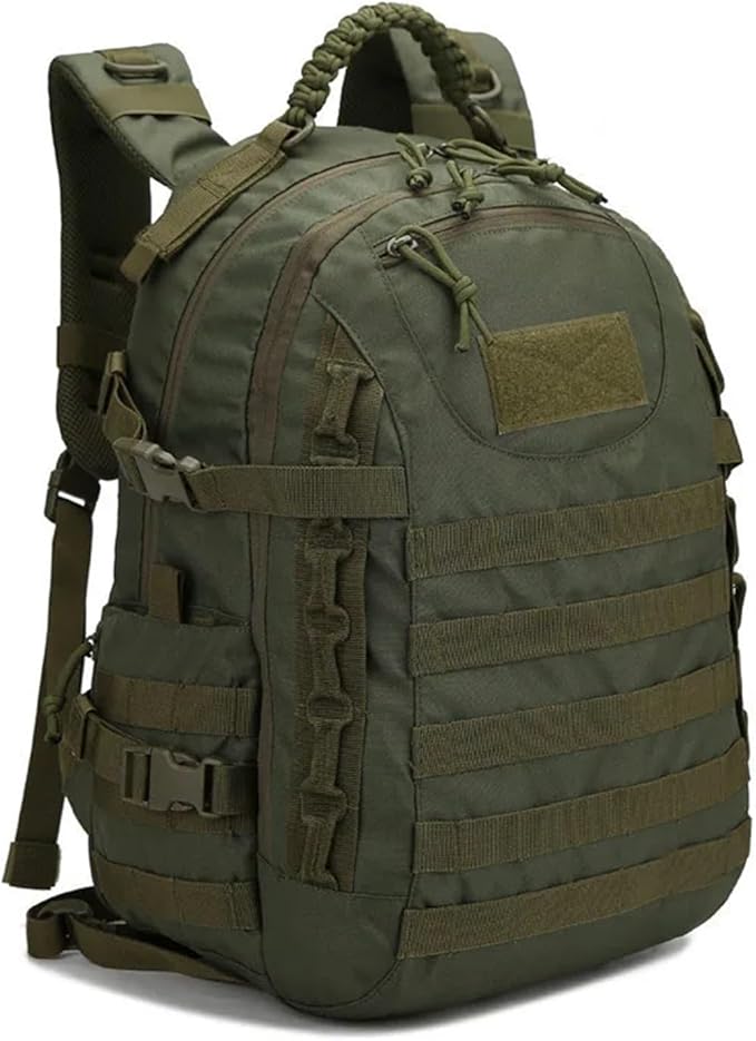 Genérico Compatible For Army Backpack 35L Military Tactical Rucksack Outdoor Waterproof Trekking(Army Green)