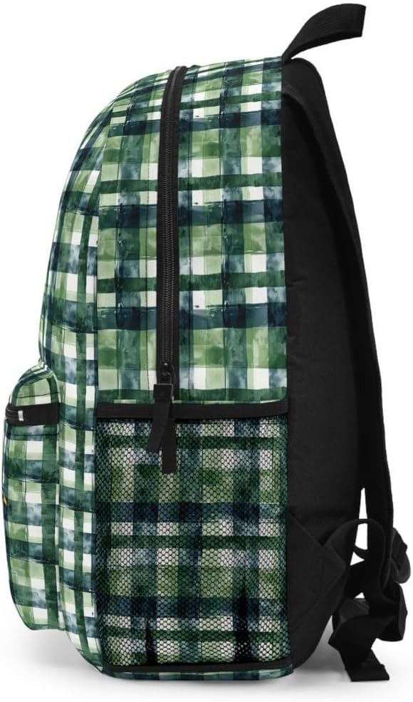 Blue and Green Striped Backpack Duck Hunting Back to School Hunting Bag Book Bag