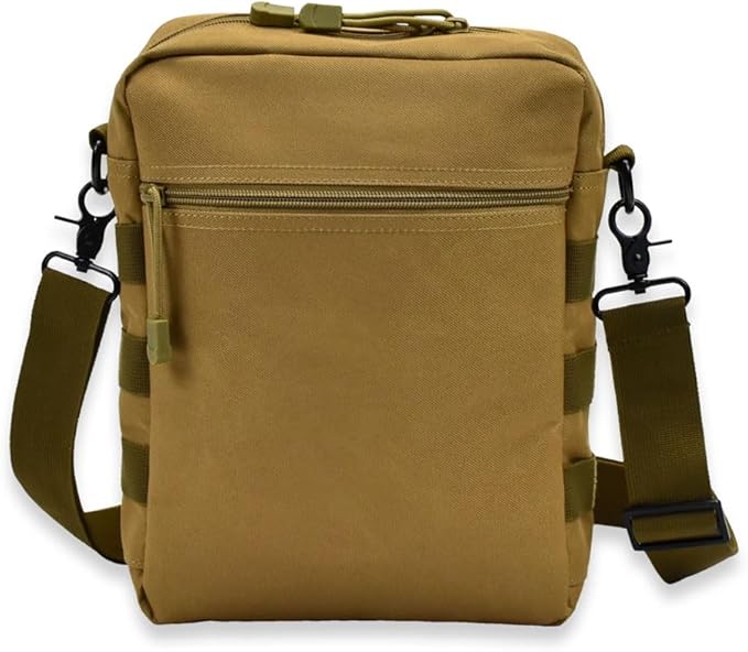 Torch Small Messenger Bag MOLLE Tactical Satchel Courier Pack Single Strap Shoulder Sling for Every Day Carry Gear