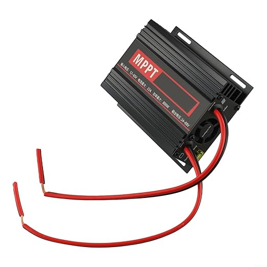 for MPPT Solar Boost Controller Charger 800W with LCD Display for 24V/36V/48V/60V/72V Batteries USB Output Aluminum Alloy Housing Over- Protection