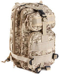 Military Tactical Backpack Rucksacks 3 Day Assault Pack Army for Hunting Trekking Camping Outdoor (Desert Digital)