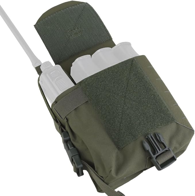 WoSporT Tactical Chest Pack with Walkie Talkie Carry Radio with 9MM/5.56 Mag Pouch with PRC152 radio