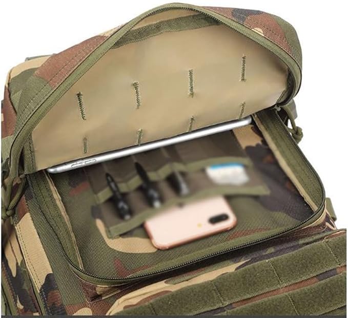 Hiking Backpack Oxford Military Camouflage Backpack for Backpack for Work、School、Camping、HuntingSize：50 * 30 * 28cm(Green)