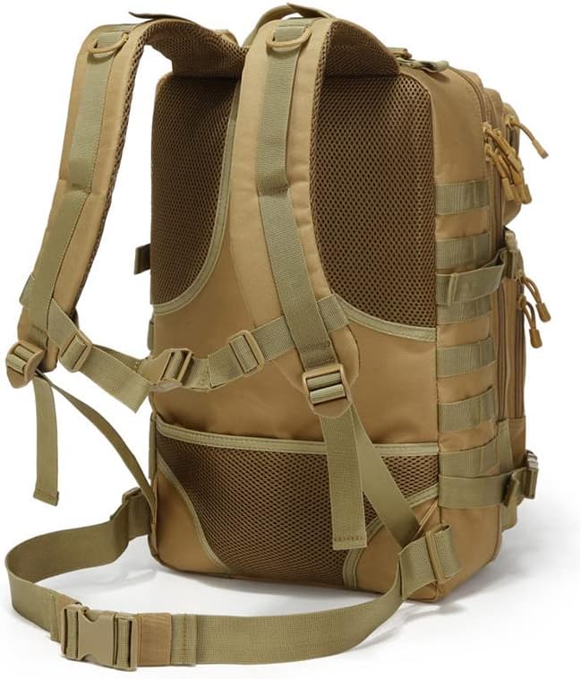 Outdoor Sports Pack Hiking Bag Rucksack Knapsack Combat Camouflage Tactical Backpack - Red