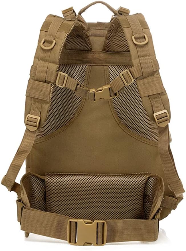 Outdoor Sports Pack Hiking Bag Tactical Rucksack Camo Knapsack Combat Camouflage Tactical Molle 40L Backpack - Green