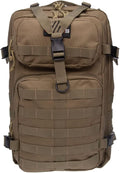 G OUTDOORS PRODUCTS Tactical Bugout Tan Durable Weatherproof Water-Resistant Computer Backpack with 2 Removable Pistol Cases Magazine Pouches &amp MOLLE Webbing for Shooting &amp Hunting