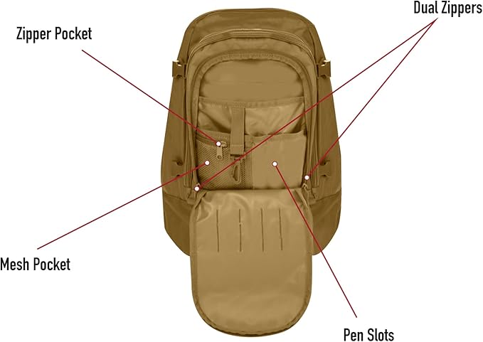Rothco Skirmish 3 Day Assault Backpack (Coyote Brown)