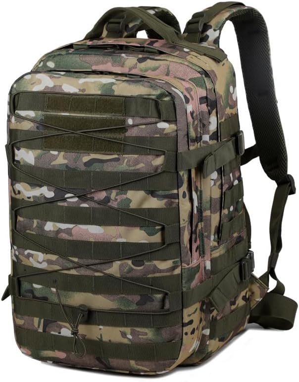 Tactical Backpack Military Molle Hiking 20-35L Assault tactics for mountaineering tour outdoor camouflage green camouflage