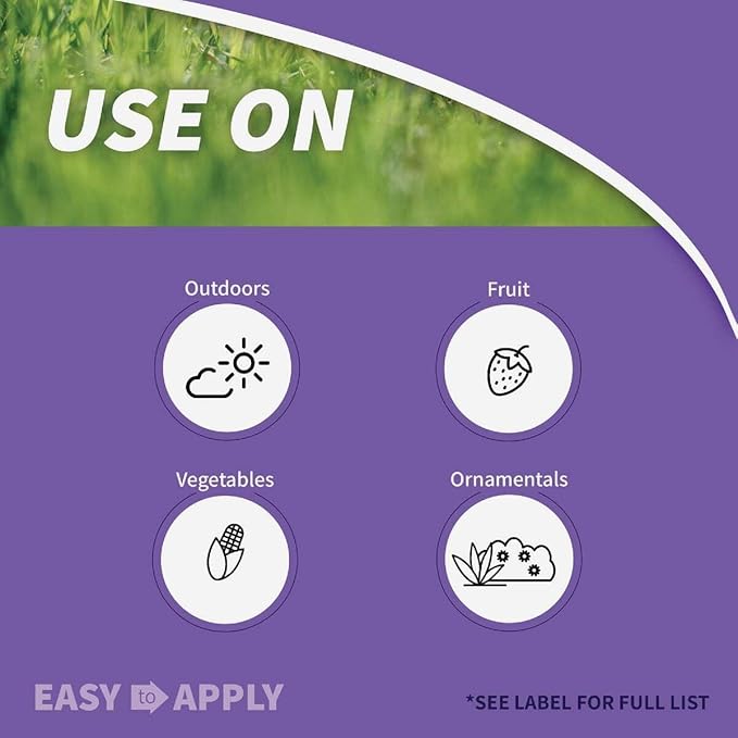 Bonide Malathion Insect Control 32 oz Ready-to-Mix Concentrate Bug &amp Spider Mite Killer for Outdoor Garden Use