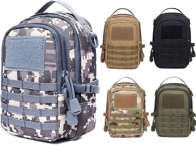 Outdoor Sports Airsoft Gear Molle Assault Combat Hiking Bag Accessory Camouflage Pack Tactical Kit Pouch