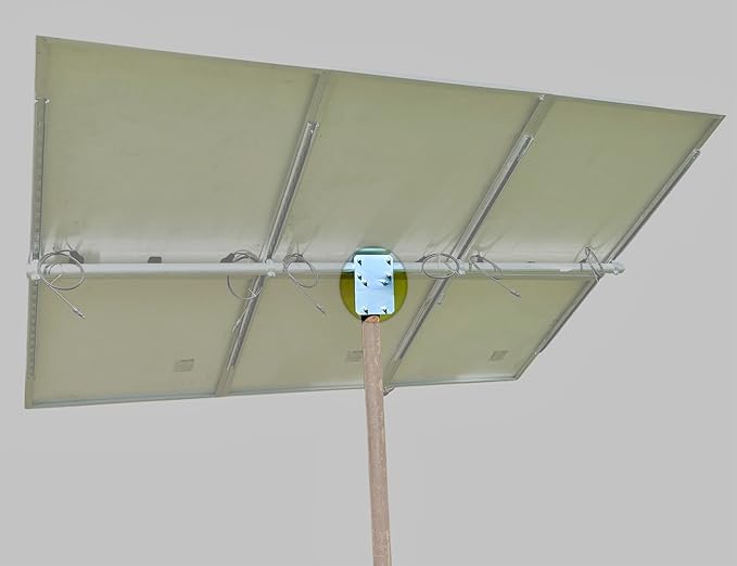 Solar Panel Array Top of Pole Ground Mount Bracket 2 - 2.5 - 3 Pipe Universal Bolt On