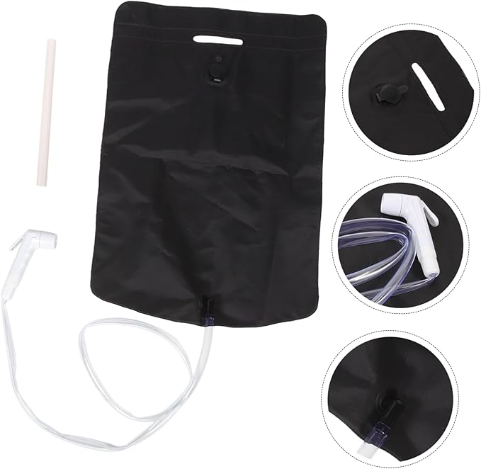 Totority 1set Portable Outdoor Shower Pouch Compact Camping Accessory for Hiking Backpacking Fishing and Road Trips Convenient and Design for Refreshing Cleanliness