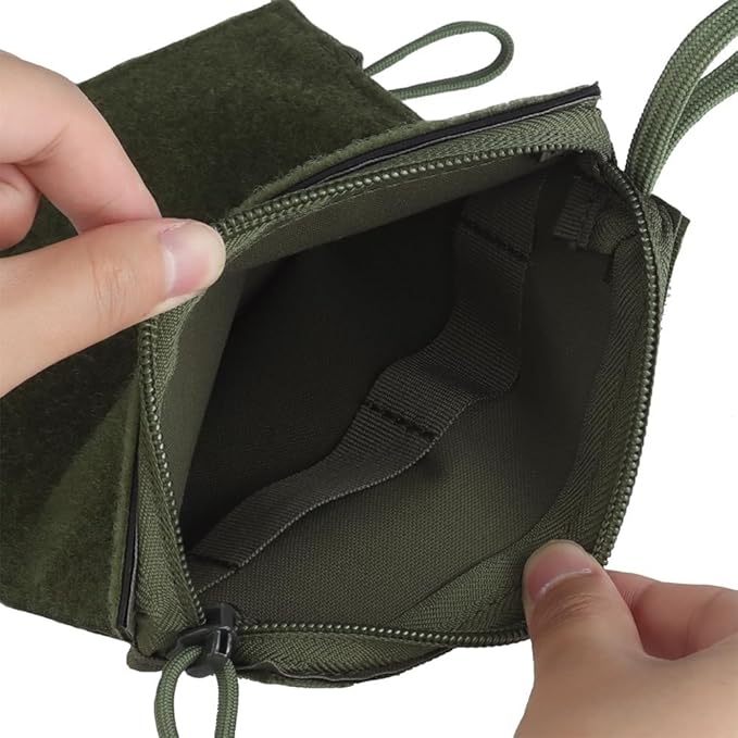 Tactical Admin Pouch with Hook and Loop Quick Release Side Tool Storage Insert Organizer Bag - Universal for Tactical Gear Backpack