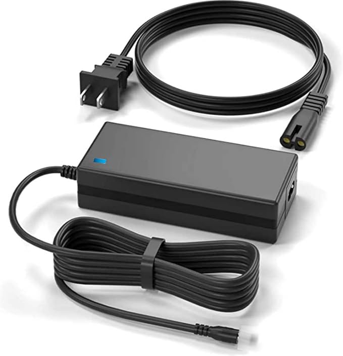 AC/DC Adapter Compatible with BLUETTI EB55 EB55-GY EB55-OR Power Station Solar Generator LiFePO4 25-28V/10A 700W 537Wh Battery T200 Backup Supply Cord Cable Charger Mains PSU