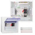 100A Automatic Transfer Switch 110V Dual Power Millisecond Generator Transfer Switch with Metal Distribution Box for Home Backup Power