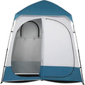2 Room Shower TentInstant Pop Up Shelter with Carrying Bag Privacy Changing Room TentPerfect for Portable Toilet Camping Dressing