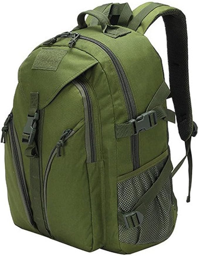 Tactical Backpack Military Hiking Daypacks 3 Day Assault Pack Army Rucksack for Camping Hunting Traveling (Military Green)