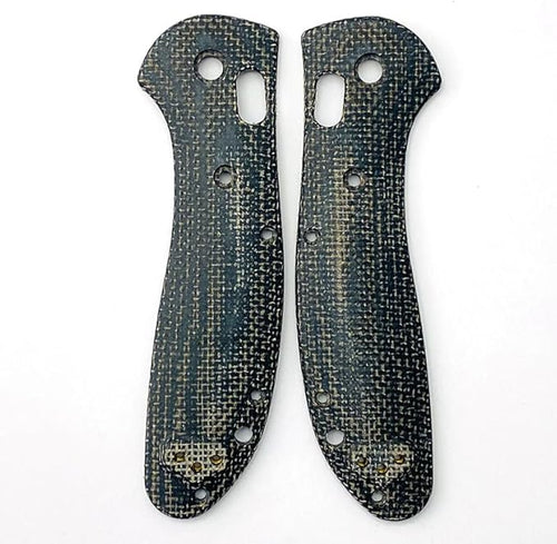 1 Pair Custom Micarta Scales Handle with 3 Sets Screws Fit for Griptilian 551 550 Premium Handle Patch DIY Accessory
