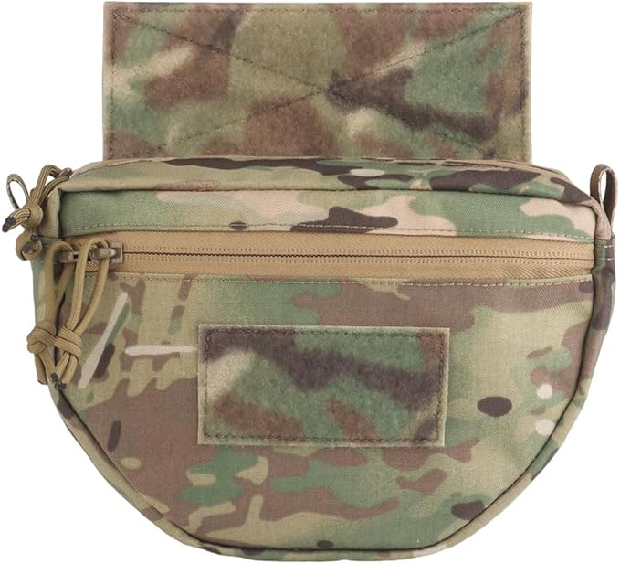 Tactical Sub Pouch Hunting Vest Fanny Pack Belly Bag Airsoft Vest Drop Underbelly Storage