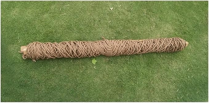 Portable Hammock Portable Cotton Mesh Wooden Hammock Swing Chair for Yard Bedroom Porch Thick Canvas Anti-Roll Hammocks for Backpacking Beach (Size : S)