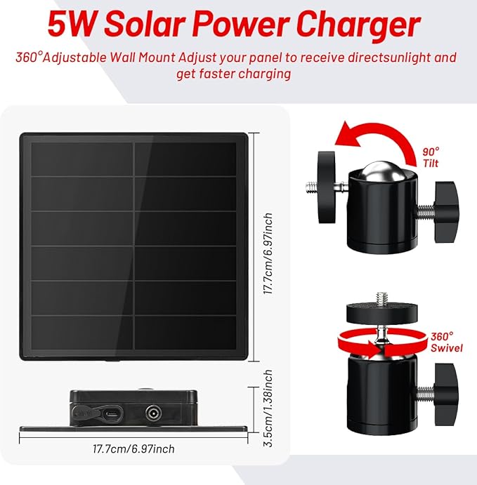 D5 3 in 1 Mini Solar Panel 5W Ups Power Kit Built in Controller 5200Mah Battery with DC5521 Output 3.7V for IoT Device LoRa Node