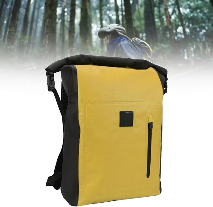 Waterproof Backpack 25L Dry Bag PVC Multipurpose Tear Resistant for Outdoor Travel Hiking Camping