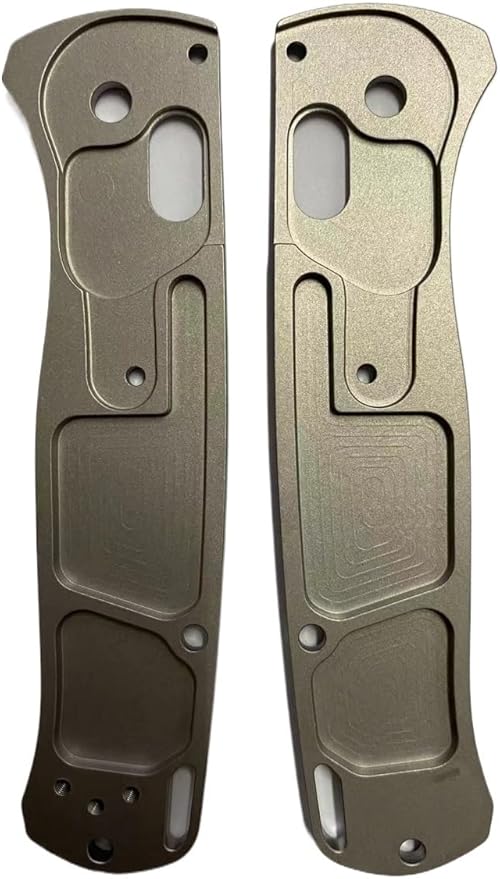 1Pair Titanium Scales Handle Fits for Benchmade Bugout 535 CNC Handle Patch