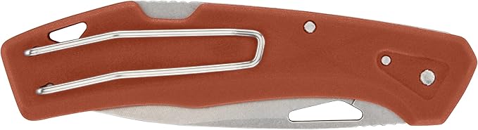 Gerber Gear LST - EDC Pocket Knife - Survival Tactical Tool for Travel Camping &amp Outdoor Adventure - Lightweight &amp Compact Folding Knife - Stainless Steel Blade - Orange