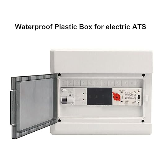 100A 110V Automatic Transfer Switch2P Mini Dual Power Transfer Switch50Hz 60Hz 35mm Din Rail Mounting for Home Generator Factories Laboratories Farms Powering Supply