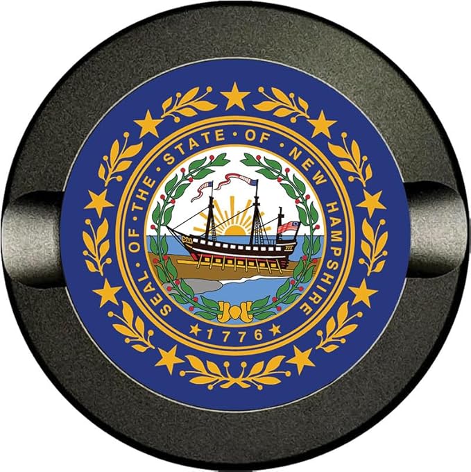 Brotherhood Metal Zyn Container - Metal Zyn Holder - Zyn Metal Can - Metal Container for Zyn Holder - Metal Zyn Can Golf Gifts for Him - Zyn Containers for Golf - New Hampshire State Flag