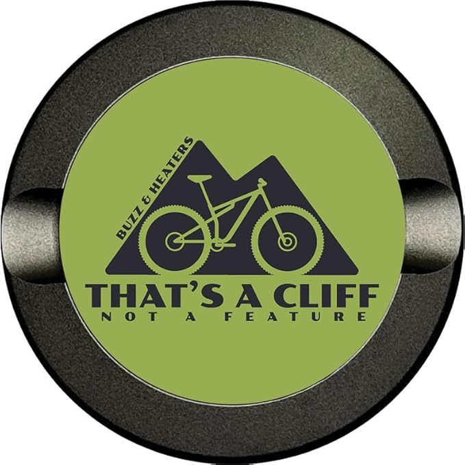 Buzz &amp Heaters Metal Container for Zyn | Metal Holder for Zyn |Metal Can for Zyn | Metal Container for Zyn Holder | Metal Pouch Cans for Zyn | Mountain Biking Accesories | That's A Cliff Not A Fea