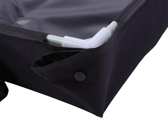 Diydeg Portable Shower Pan 31.5 x 31.5 x 3.9 Inch Foldable Shower Base with Detachable Drain Pipe for Outdoor Camping Beach