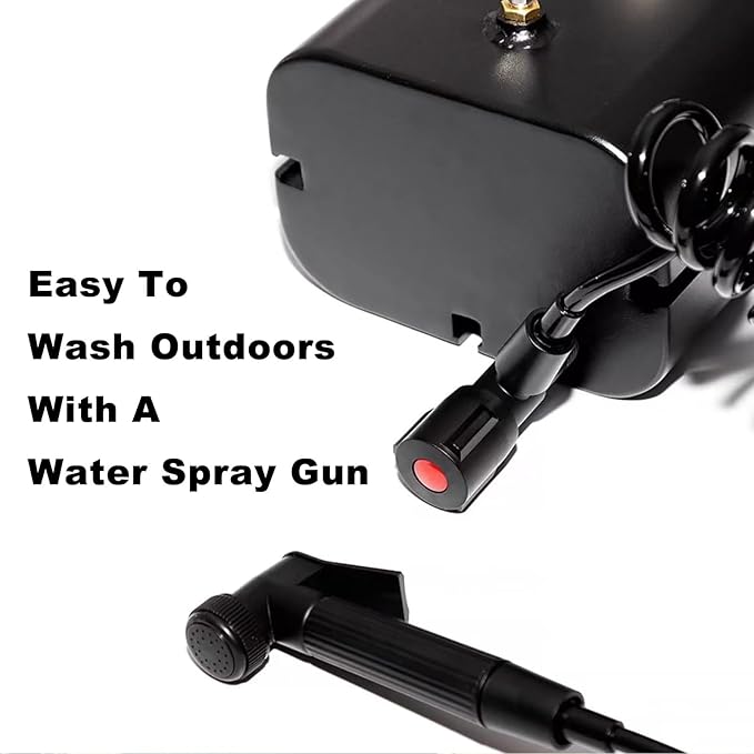 Pressurized Water Tank Portable Vehicle Water Storage Tank for Camping Overland Beach Roof Rack Mount 2bar Pressure