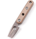 Hamans Pry Bar Multi Tool Titanium with Pocket Clip Multi Functions Bottle Opener Wrench Nail Puller 4.72“