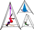 KT Dedicated Stand Frame For Aerial Yoga And Therapy Sensory Hammock Model KT1.1520YG. Foldable Portable Height Adjustable Stable and Durable Upgraded Yoga Swing Stand Frame