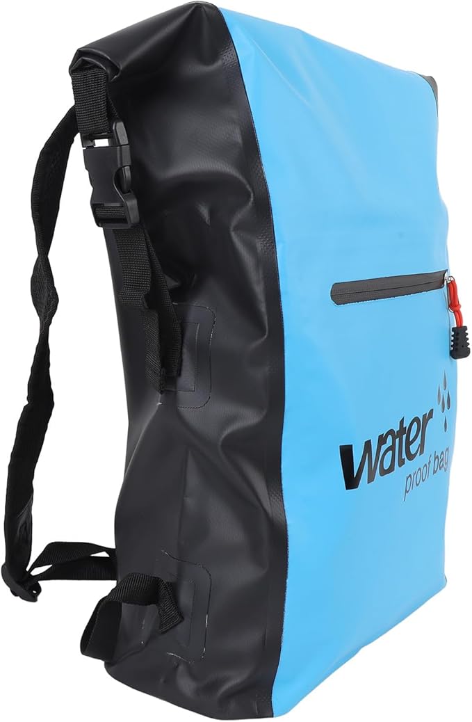 25L Water Dry Bag Wet Dry Separation Hiking Backpack Outdoor Hiking Backpack with Shoulder Strap for Outdoors Activities (Blue)