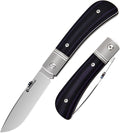 Jack Folding Pocket Knife - 14C28N Steel BladeTitanium &amp G10 HandleEDC Slip Joint Knife2.7″ Sharp BladeLightweight EDC Tool for CampingHiking (Purple and black mixed)