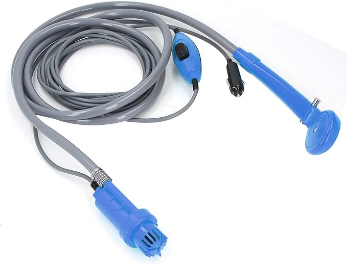 Car Plug Shower Kit 36W Portable Electric Vehicle Mounted Shower Kit for Outdoor Camping Car Washing Irrigation