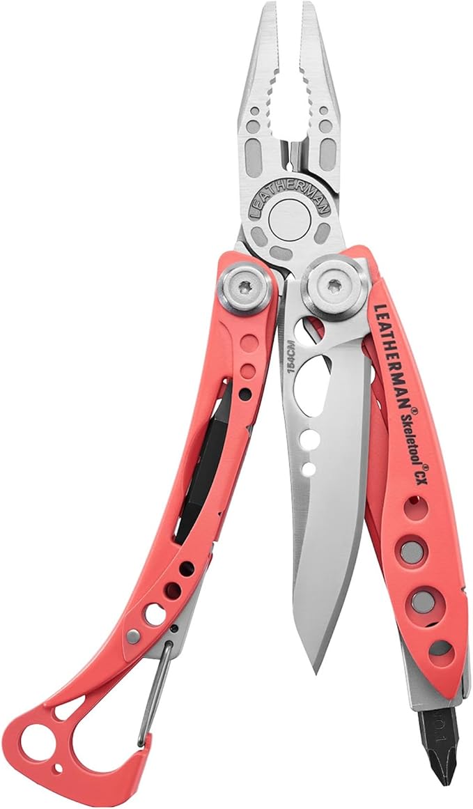 Leatherman Skeletool CX 7-in-1 Lightweight Minimalist Multi-Tool for Everyday Carry Home Garden &amp Outdoors Guava