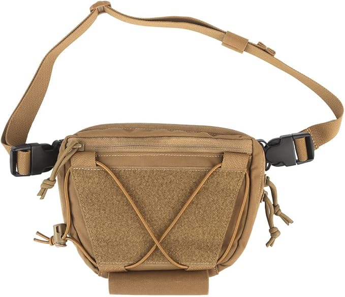 Tactical Quick Release Dump Drop Pouch with Hook &amp Loop Fanny Pack Waist Bag Utility Tool Organizer Admin Pouch