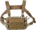 PAZAGUILA Action Chest BagUtility Chest Pack H-harness Bag Laser Molle Cutting and Elastic Magazine Inner Pouch Design