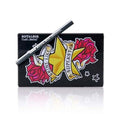 Royal Box Star 8 Compartment Snuff Storage Box with 7.6 cm Metal Alloy Straw
