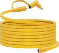 Solar Panel Extension Cable for Jackery 25FT 14AWG 8mm DC Connector Compatible with Yeti Anker BLUETT Jackery Portable Power Stations for Outdoor Camping RV Emergency Use (Yellow)
