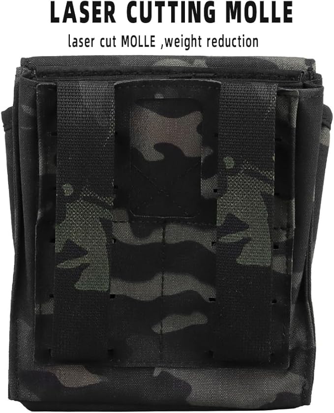 Tactical MOLLE 9MM/5.56 Mag PouchMultifunctional Groceries Pouch Military Utility Waist Bag Mobile Phone Fanny Pack for Vest Belt
