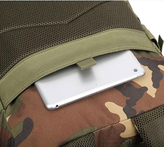 Hiking Backpack Oxford Military Camouflage Backpack for Backpack for Work、School、Camping、HuntingSize：50 * 30 * 28cm(Green)