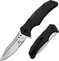 Snake Eye Xtreme Collection Pivot Langford Folding Ball Bearing Flipper Liner Lock Pocket Knife (Black)