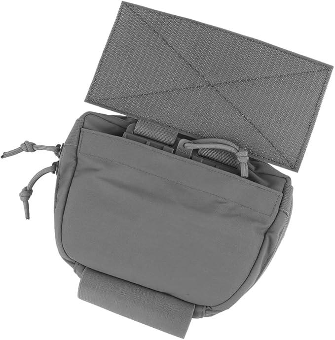 Tactical Quick Release Dump Drop Pouch with Hook &amp Loop Fanny Pack Waist Bag Utility Tool Organizer Admin Pouch
