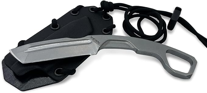 Extrema Ratio - N.K.3 K (Stone Washed) Fixed Blade Knife Böhler N690 steel blade (58 HRC) stone-washed finish full tang construction ergonomic grip high wear resistance corrosion-resistant prem