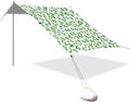 St Patrick's Day Clovers Beach Tent Sun Shelter Set UPF50+ UV Protection 10.5 x 9.19 FT Camping Shade Canopy with Sandbags Sand Anchors Carrying Bag and Others