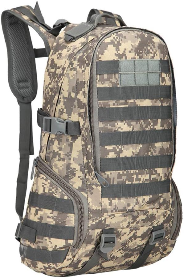 MASII Trekking Bag 3p Backpack Outdoor Sports Climbing Bag 35L Military Camouflage Tactical BackpackA